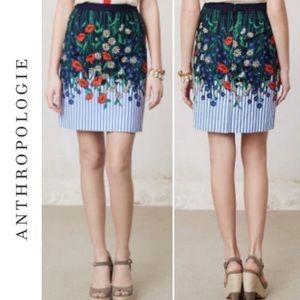 anthropologie vertical garden skirt